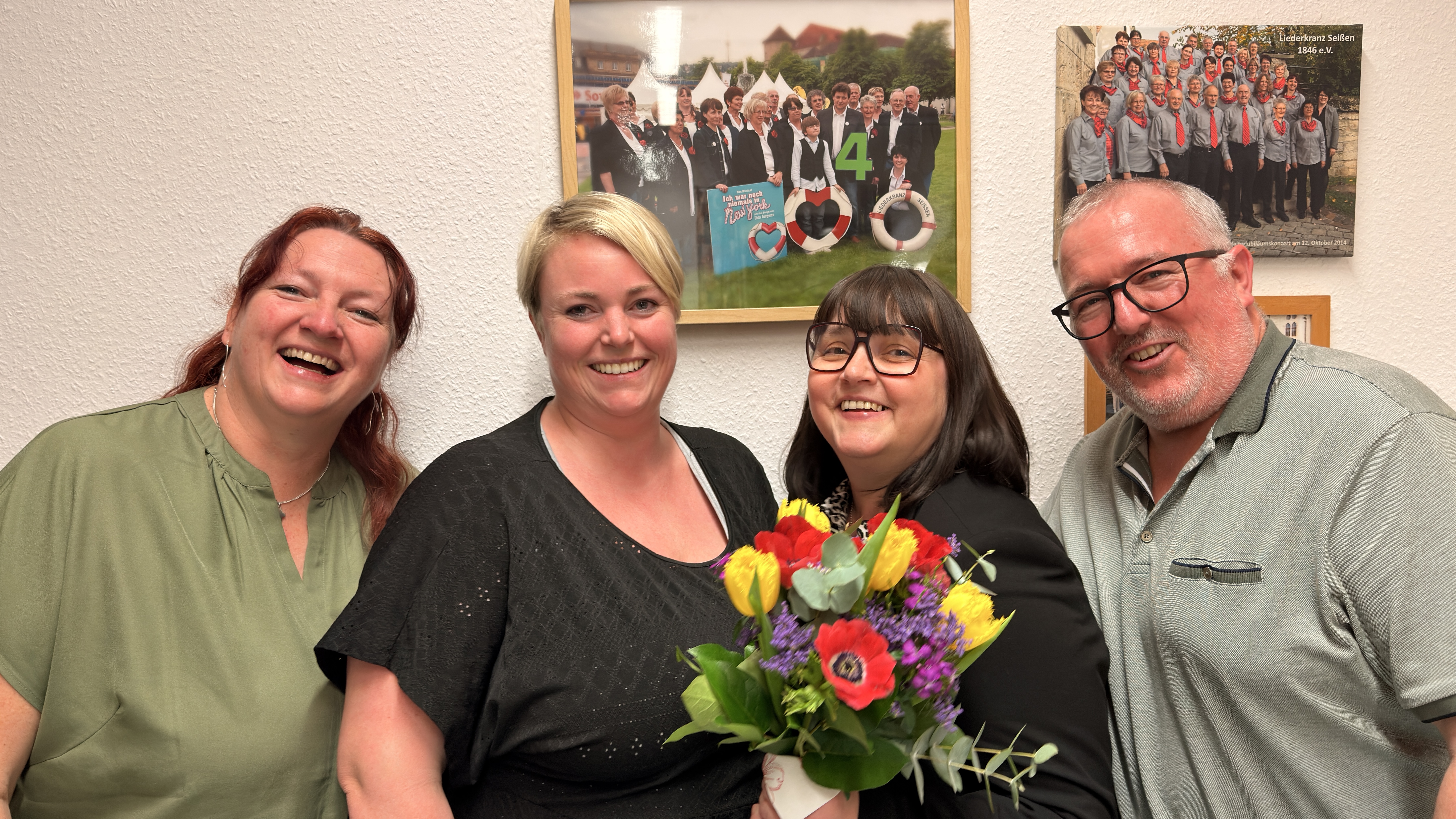 Der neue Vorstand des Liederkranz Seißen